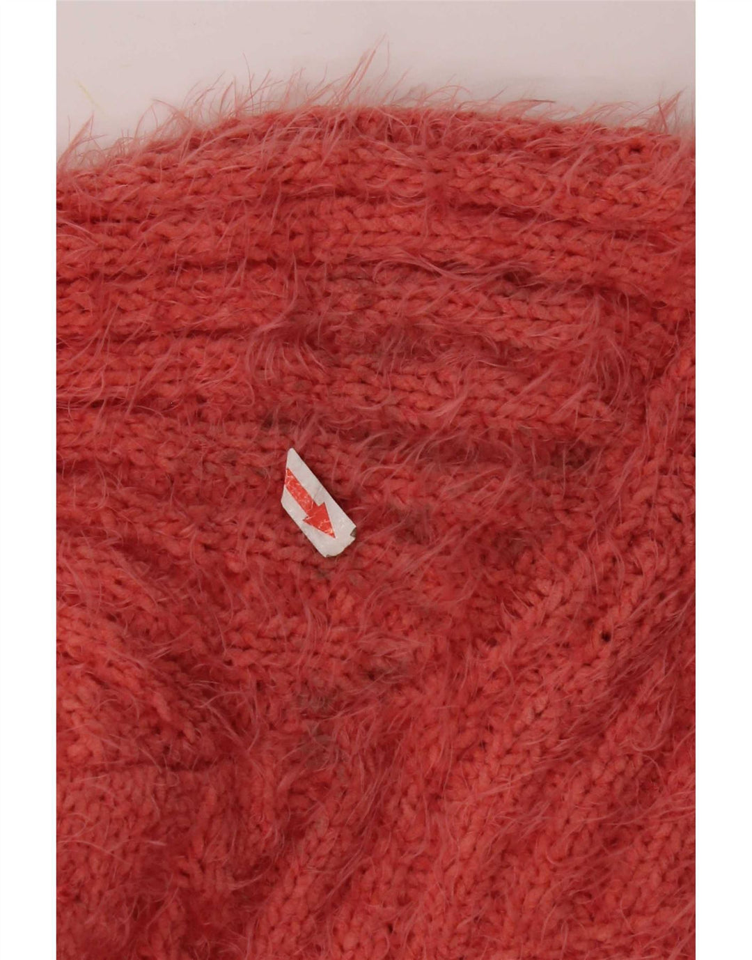 Marks & Spencer Damski sweter z dekoltem w kształcie litery V, UK 18 XL, pomarańczowy poliester