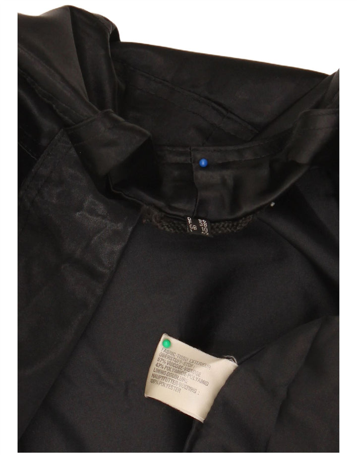 Damska kurtka bomberka Colette Wolfgang Kaiser UK 10 Small, czarna wiskoza