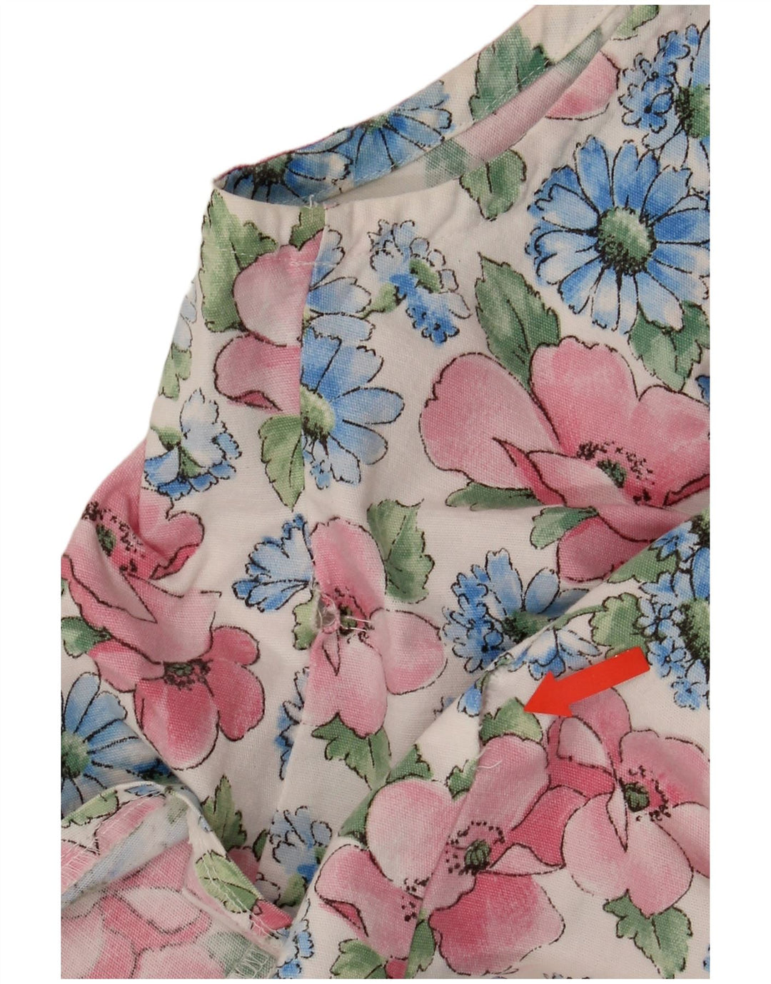 Kamizelka damska Vintage UK 14, średnia, wielobarwna w kwiaty
