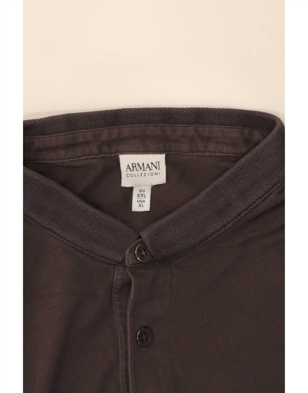 Męska koszulka polo Armani XL, szara, bawełniana
