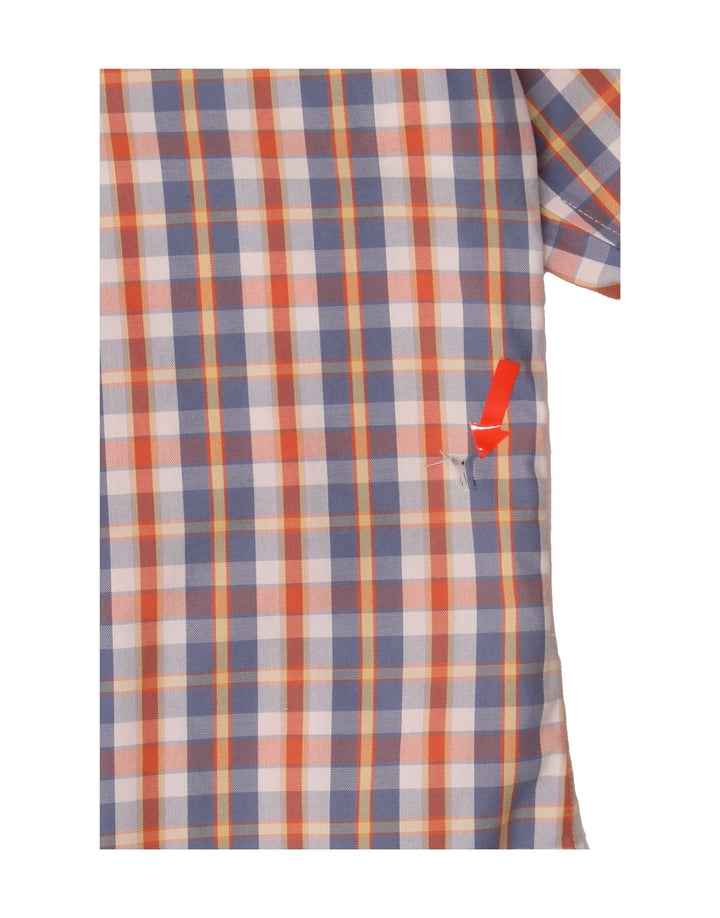 L.L.BEAN Womens Shirt UK 14 Medium Blue Check Cotton Vintage L.L.Bean and Second-Hand L.L.Bean from Messina Hembry 