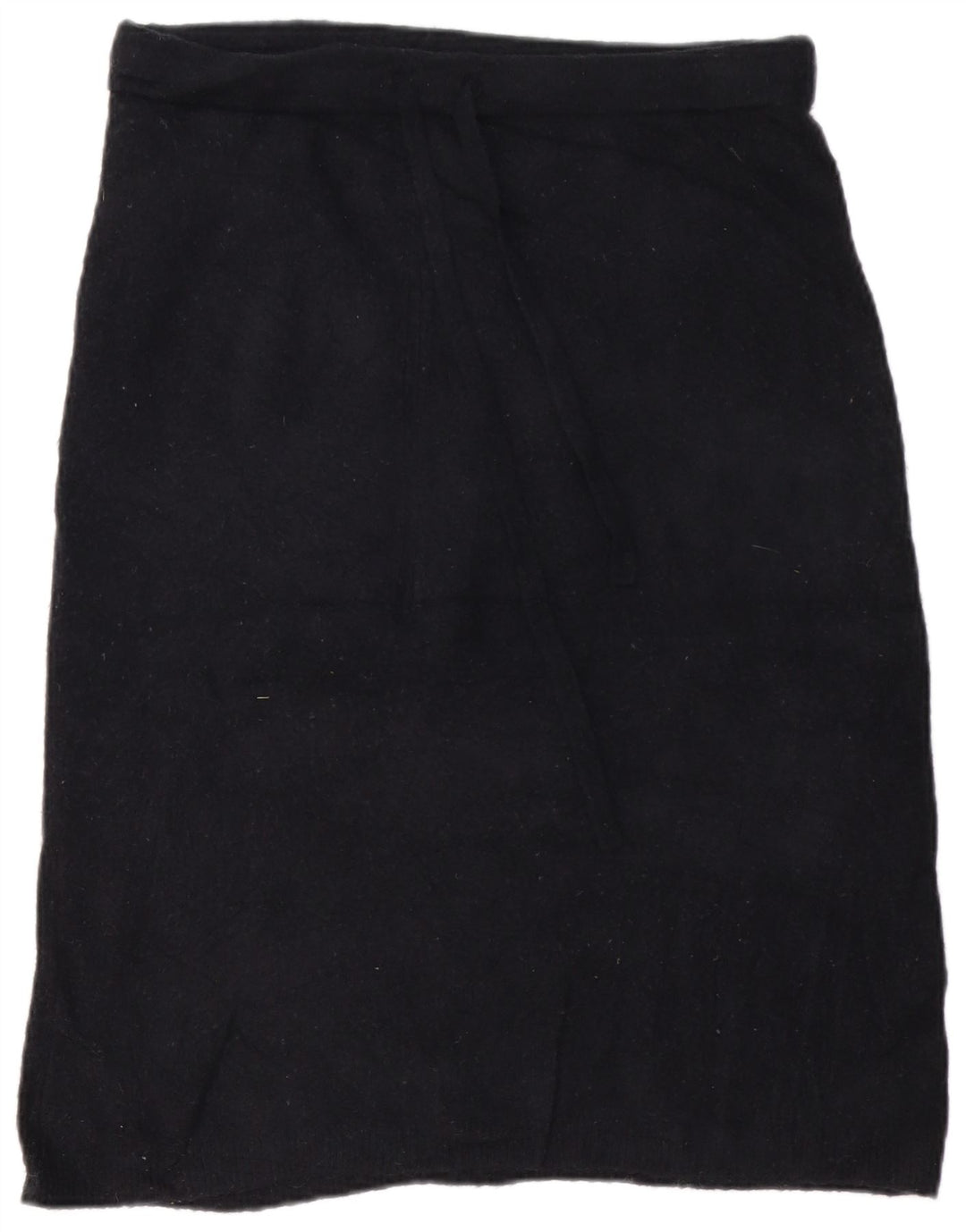 J. CREW Damska spódnica w kształcie litery A, duża W32, czarny akryl