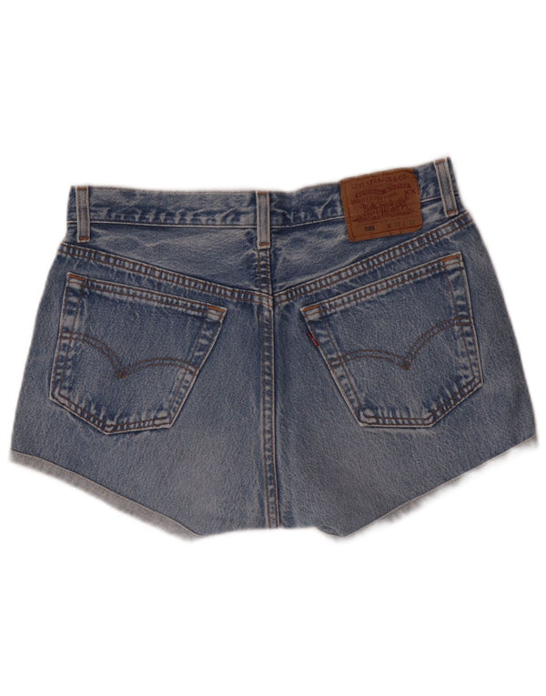Damskie spodenki jeansowe Levi's 501, duże W32 niebieskie bawełniane