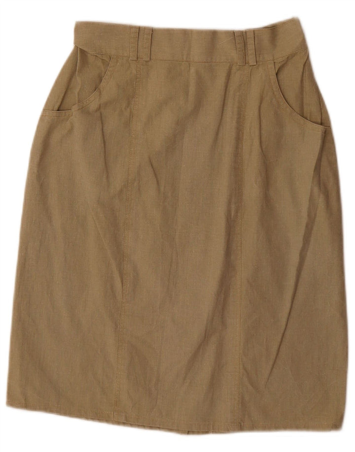 Vintage damska spódnica ołówkowa W26 Small Khaki