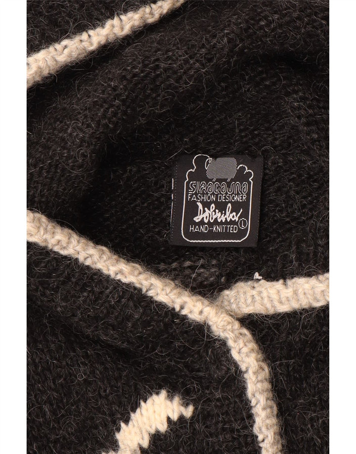 Damski sweter oversize DOBRILA UK 16, duży, szary Nowość