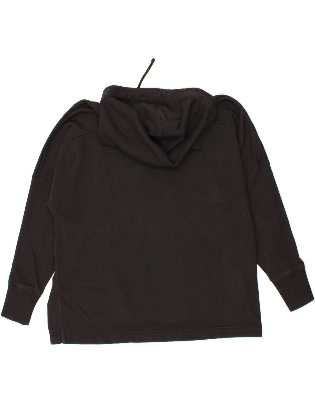 REEBOK Womens Oversized Hoodie Jumper UK 10 Small Black Vintage Reebok and Second-Hand Reebok from Messina Hembry 