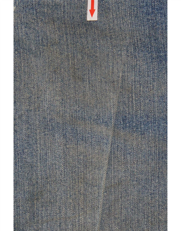 Wrangler Męskie proste dżinsy W36 L30 Niebieskie bawełniane