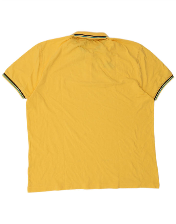 Męska koszulka polo Kappa 3XL w kolorze żółtym
