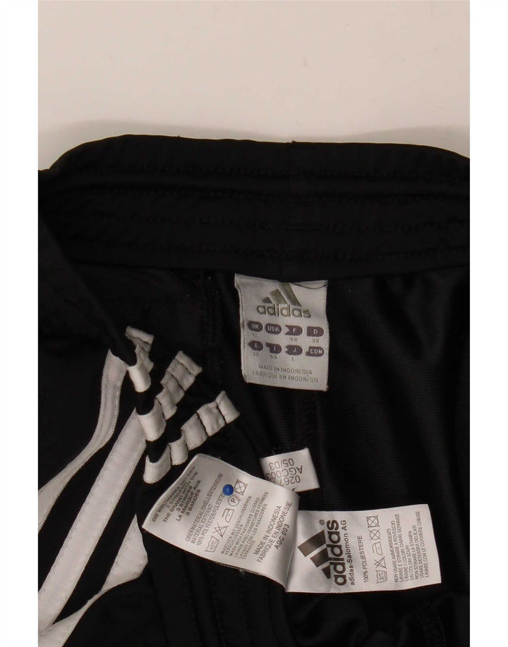 Damskie spodnie dresowe Adidas UK 12 Średni czarny poliester