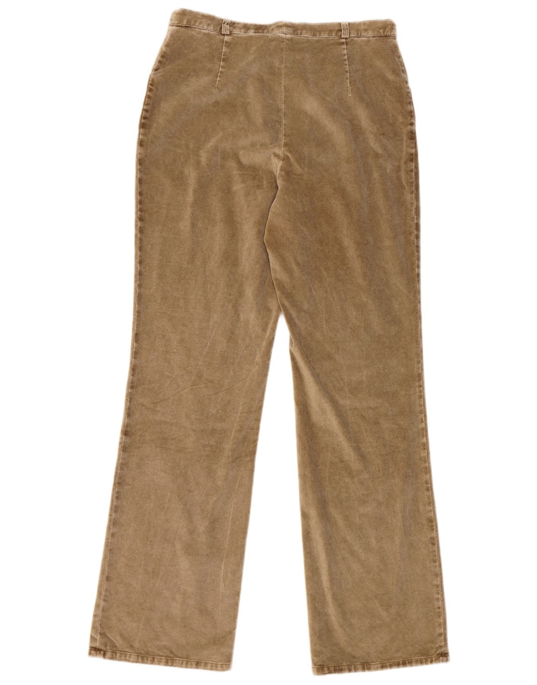 LAURA LEBEK Damskie spodnie typu bootcut UK 16 duże W32 L32 brązowe