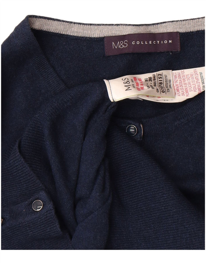Sweter damski Marks & Spencer UK 10 Small, granatowy, wiskoza