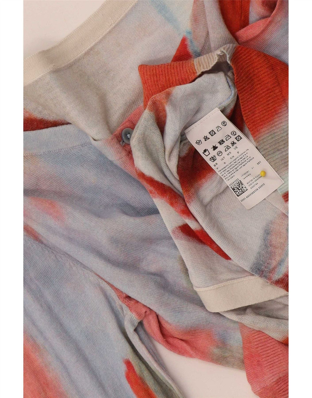 Sweter damski Hugo Boss z abstrakcyjnym wzorem, UK 10, mały, wielokolorowy