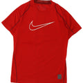 Chłopięcy T-shirt z grafiką Nike Dri Fit na 12-13 lat, duży, czerwony, poliester