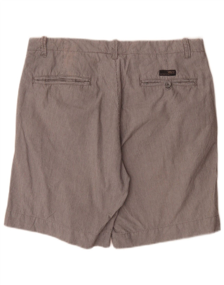 Męskie spodenki Chino Marlboro Classics EU 50 Large W34 Szare prążki