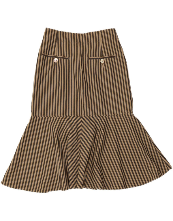 Spódnica damska Segno UK 14 Medium W28 w brązowe paski