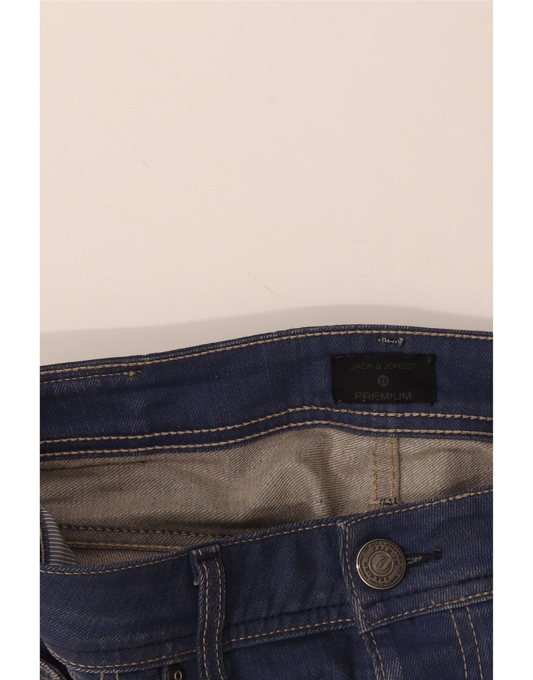 Męskie proste dżinsy Jack & Jones W34 L32 Niebieskie