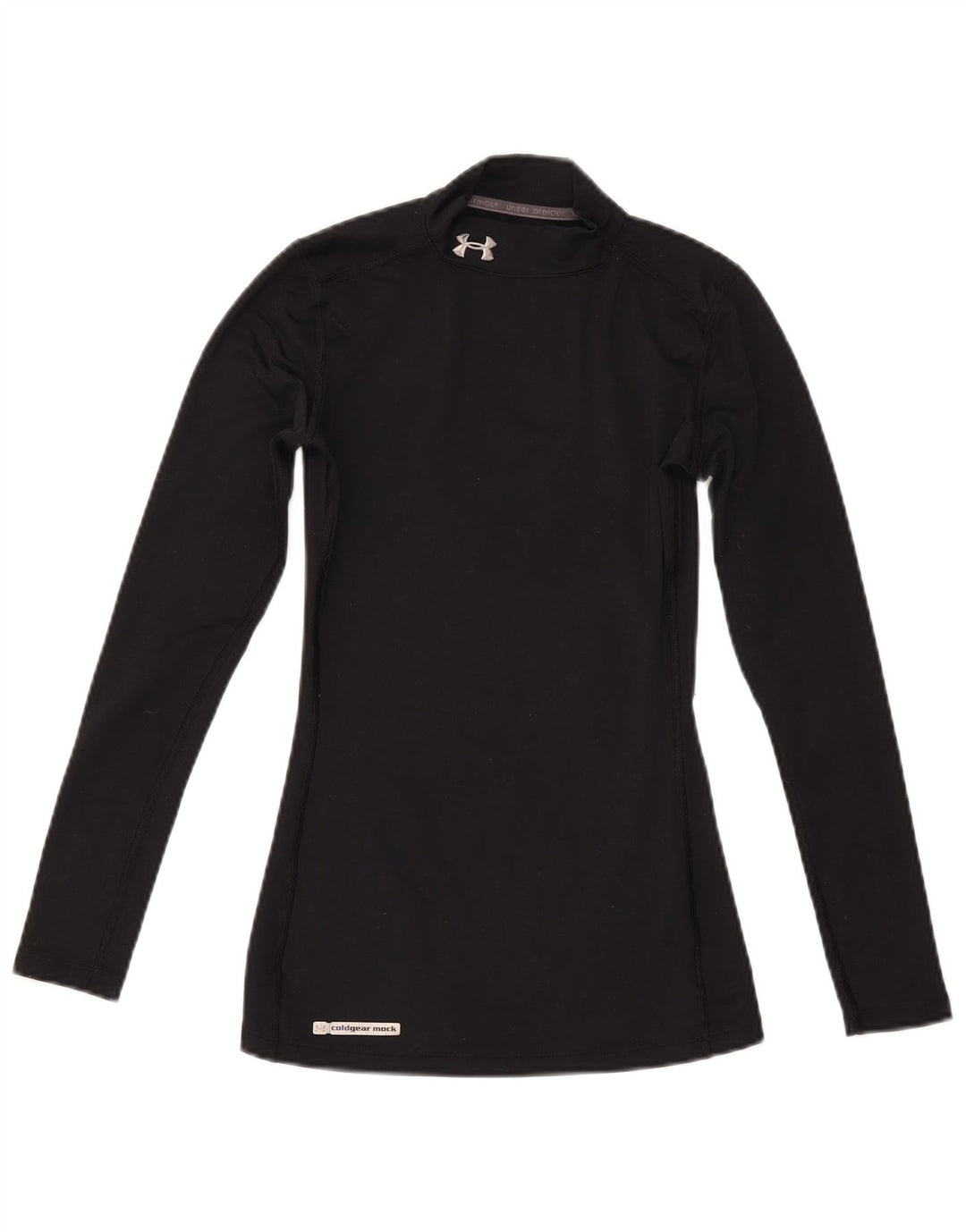Damski top Under Armour Cold Gear z długim rękawem, UK 4 XS, czarny poliester