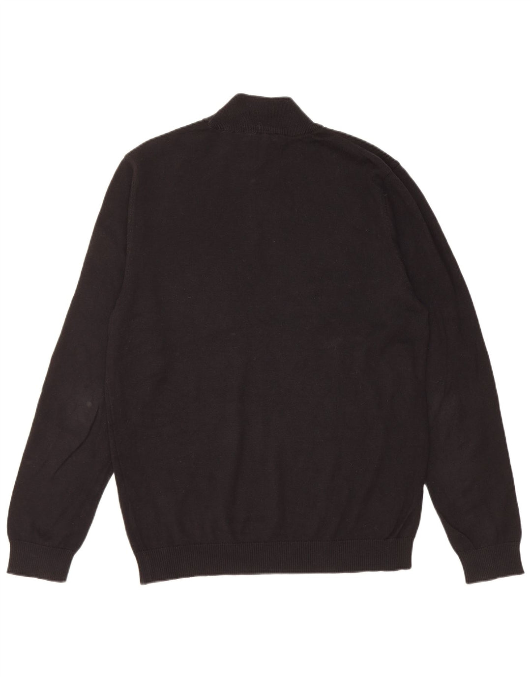 PIERRE CARDIN Męski sweter z golfem, duży, czarny, bawełniany