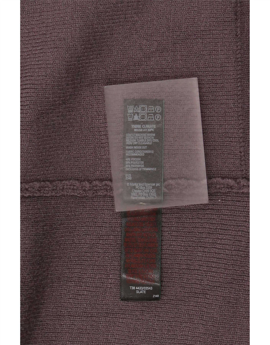 Sweter damski Marks & Spencer Longline Open Cardigan UK 14, duży, szary