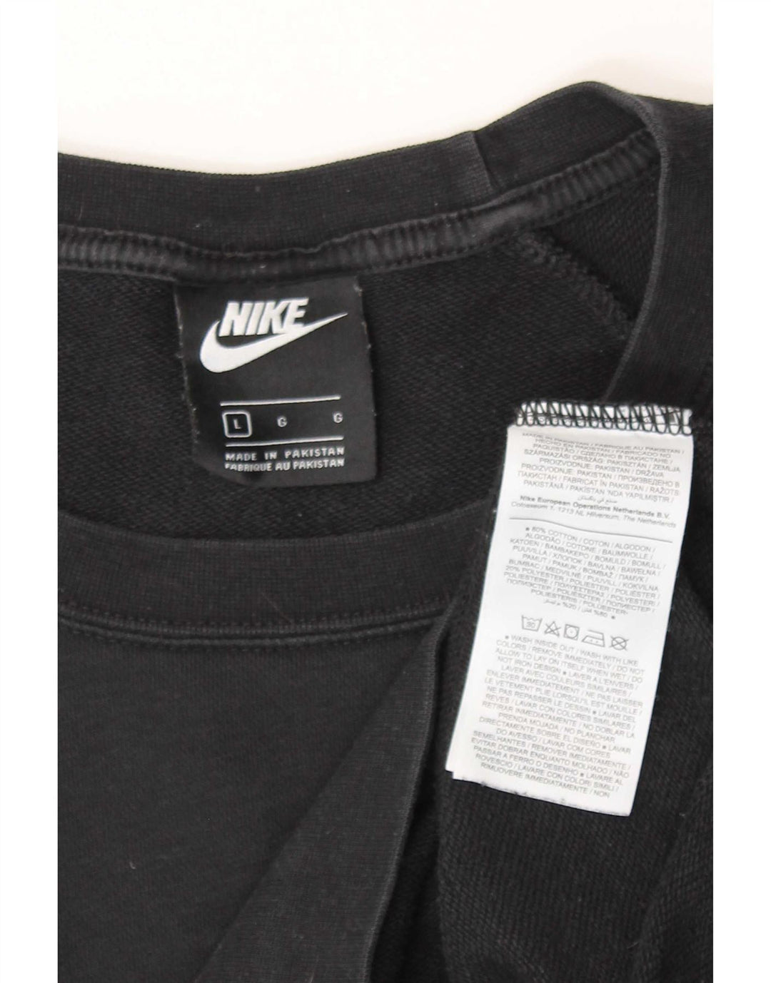 Bluza męska Nike, duża, czarna, bawełniana