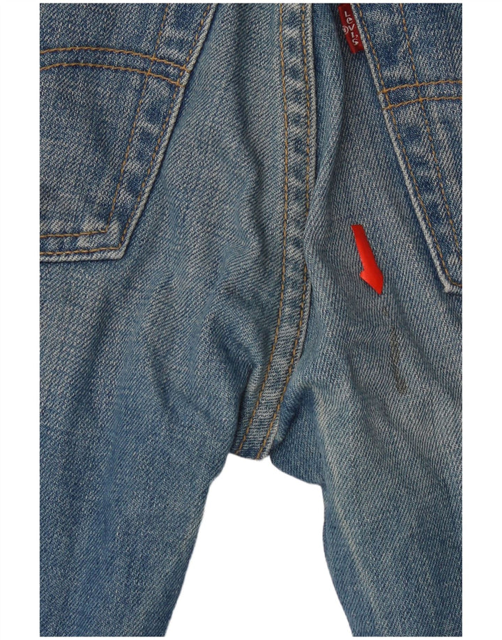 Męskie jeansy Levi's 501 Straight W27 L32 Niebieskie bawełniane