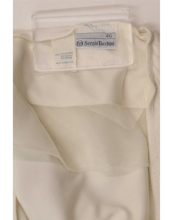 Damskie spodenki sportowe Sergio Tacchini IT 46, duże, białe, poliestrowe