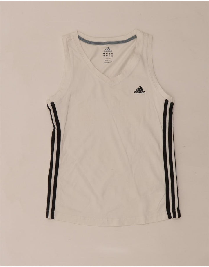 Damska kamizelka Adidas Top UK 14 Średnia biała bawełna
