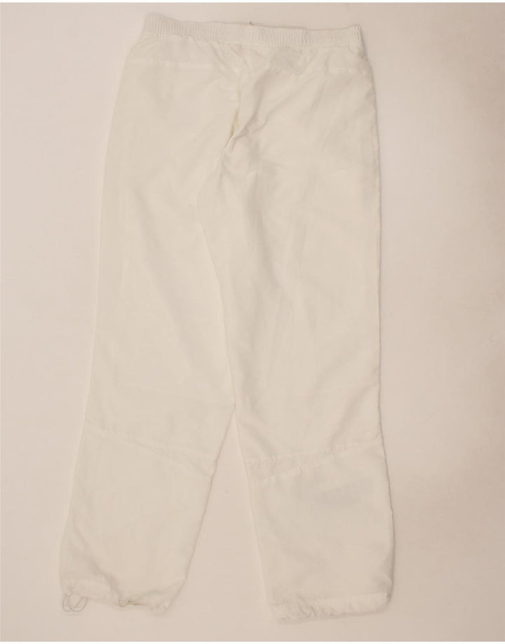 PUMA Mens Graphic Tracksuit Trousers Medium White Vintage Puma and Second-Hand Puma from Messina Hembry 
