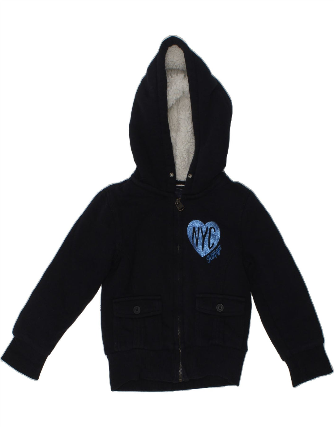 TOMMY HILFIGER Boys Graphic Hooded Bomber Jacket 3-4 Years Navy Blue Vintage Tommy Hilfiger and Second-Hand Tommy Hilfiger from Messina Hembry 