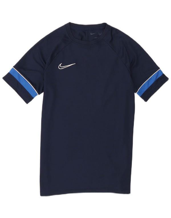 T-shirt męski Nike Dri Fit, średni granatowy kolor, blok