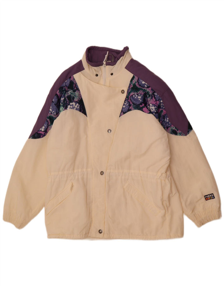 Damska kurtka wiatrówka Rukka o luźnym kroju EU 38 w kolorze średniej bieli