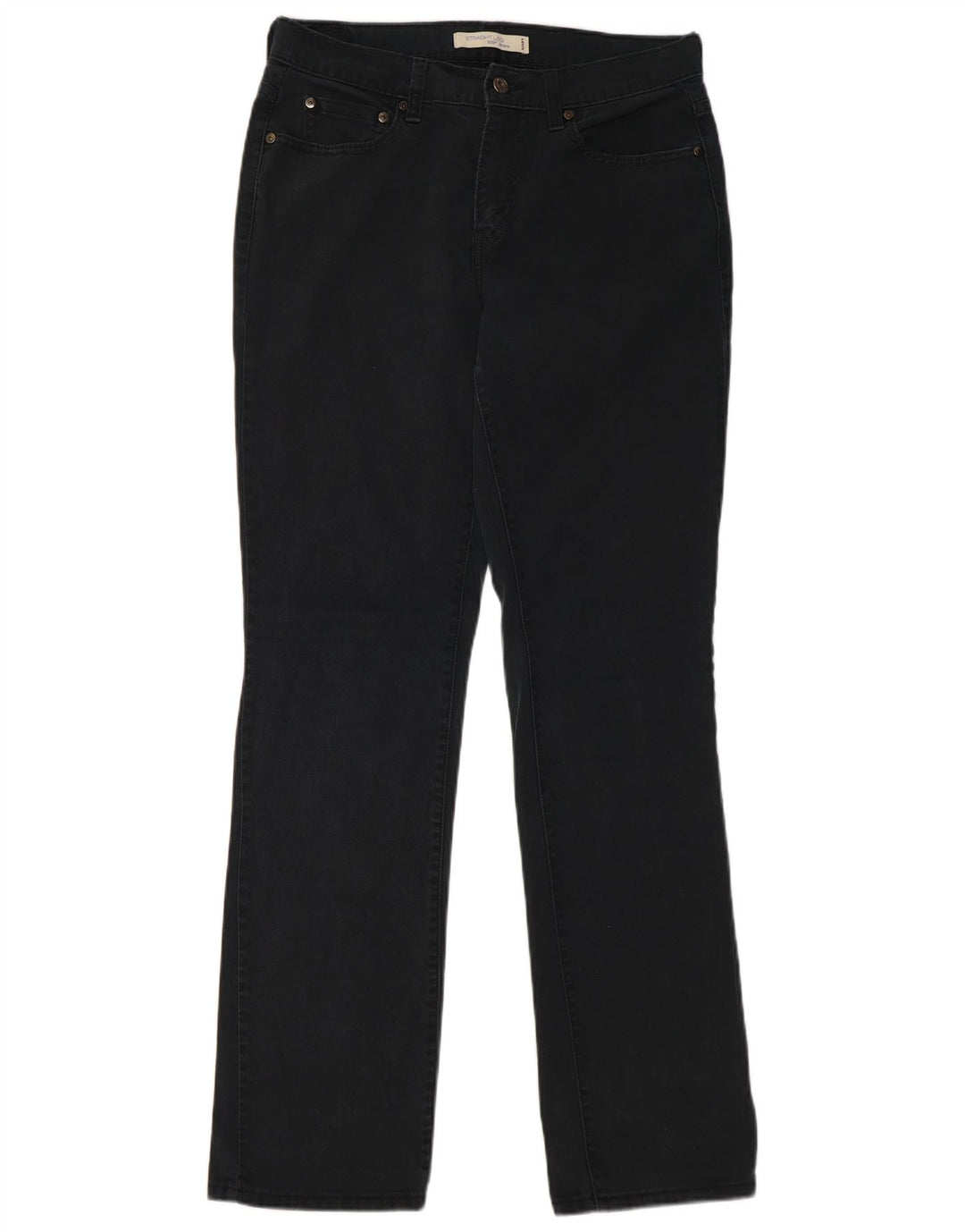 Damskie dżinsy Levi's 505 Straight US 8 Medium W30 L32 Granatowa bawełna