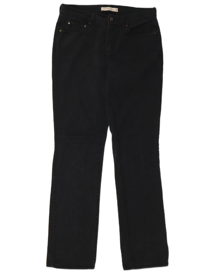 Damskie dżinsy Levi's 505 Straight US 8 Medium W30 L32 Granatowa bawełna