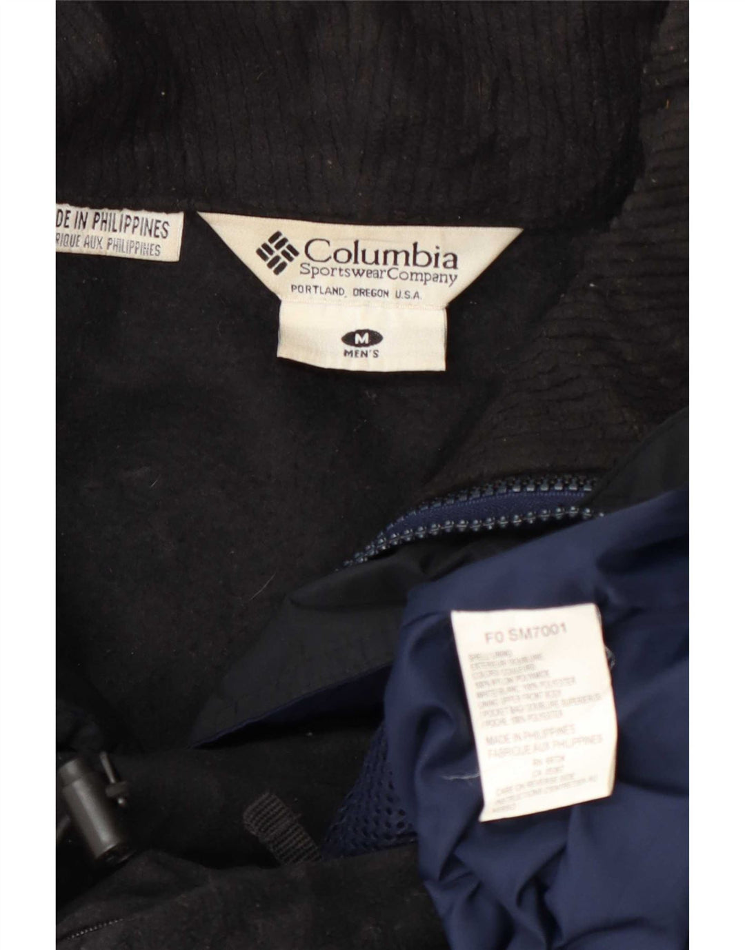 Męska kurtka narciarska Columbia Bugaboo Graphic UK 38 Średni granatowy blok kolorów