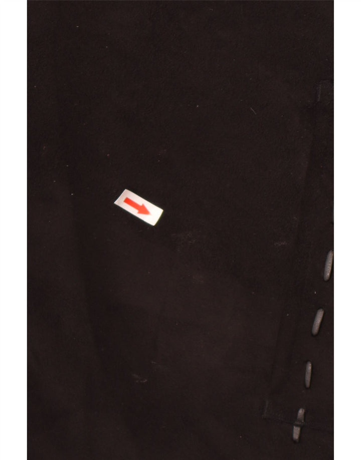 Vintage damska kurtka Sherpa UK 26 5XL Czarny akryl