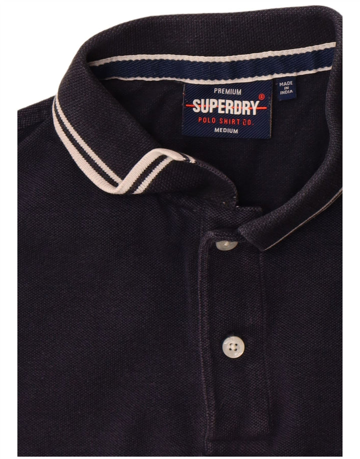 Męska koszulka polo Superdry, średni granat