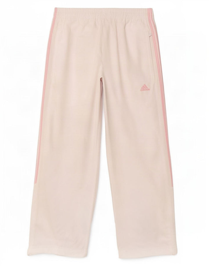 Damskie spodnie dresowe Adidas Capri UK 12 Średni biały poliester