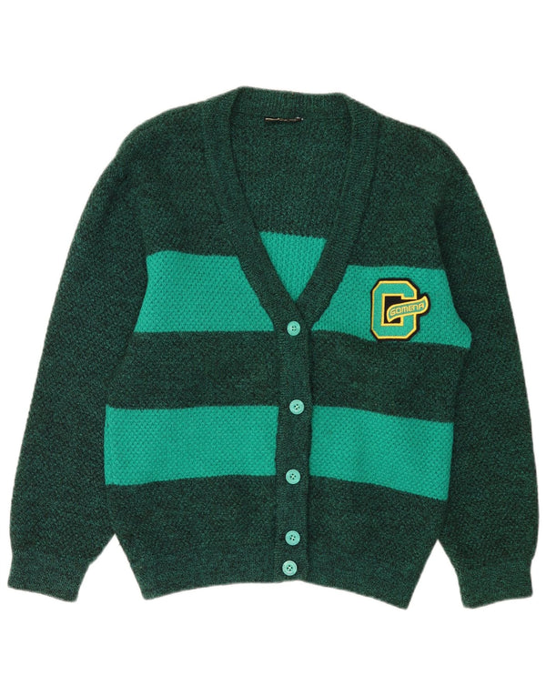 Sweter damski Gomena UK 14, duża, nowa wełna w zielone paski