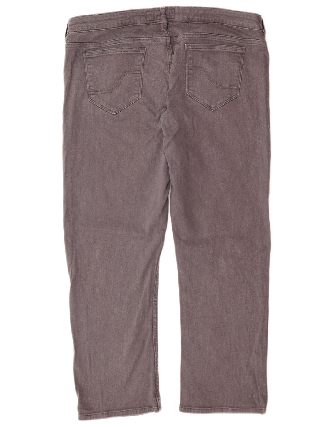 Damskie dżinsy Capri FAT FACE US 16 2XL W36 L24 Szara bawełna