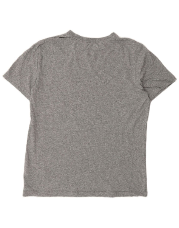 T-shirt męski Nike, mały, szary, bawełniany