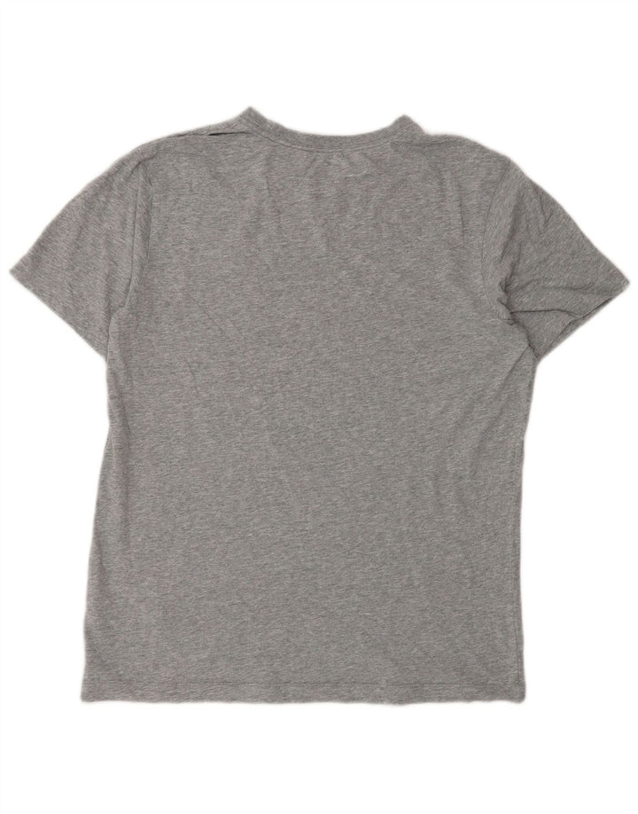 T-shirt męski Nike, mały, szary, bawełniany