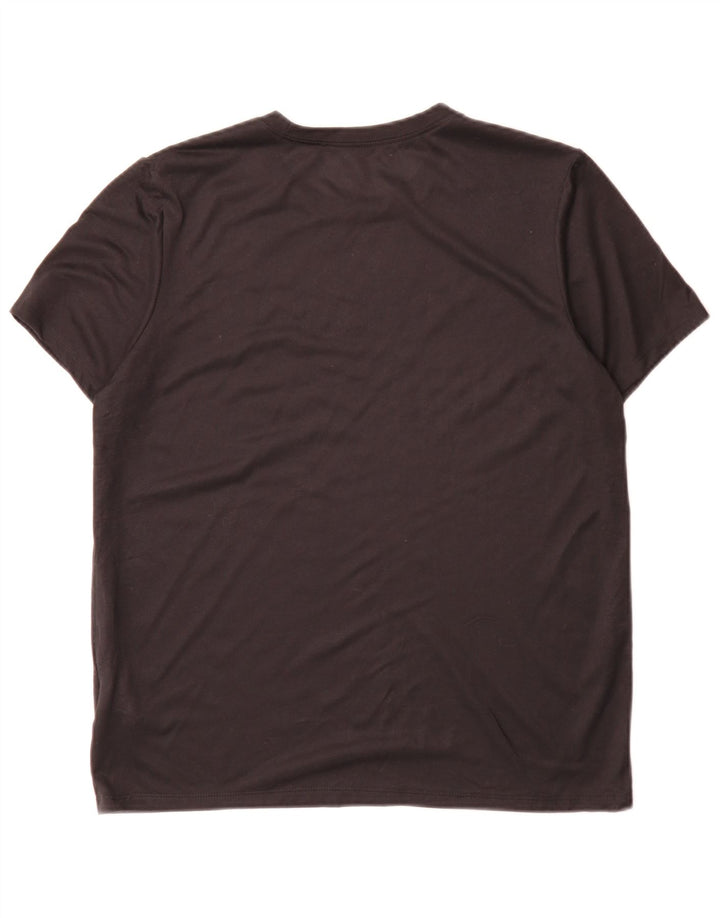 Damska koszulka Nike Dri Fit Top, średnia, czarna, poliestrowa, sportowa