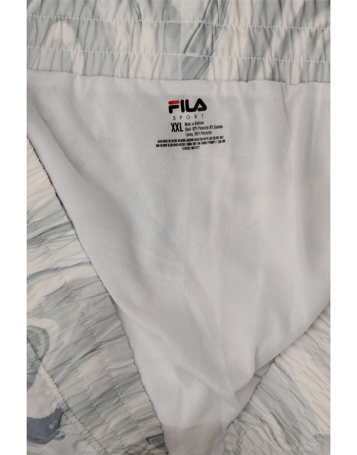 Damskie spodenki sportowe Fila UK 20 2XL Szary poliester Tie Dye