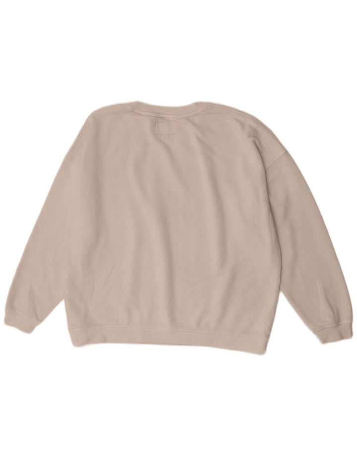Damska bluza dresowa Jack Wills Graphic Oversize UK 16, duża, biała