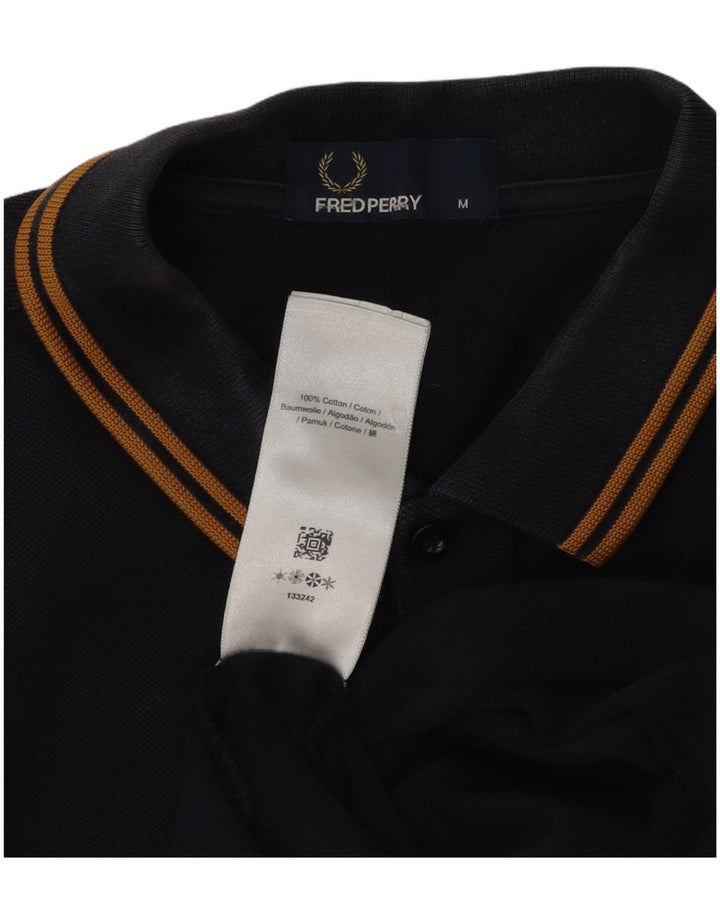 Męska koszulka polo Fred Perry, średnia, granatowa, bawełniana