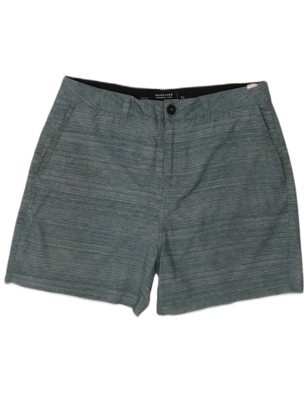Męskie spodenki chino Quiksilver W33 w średnie zielone paski