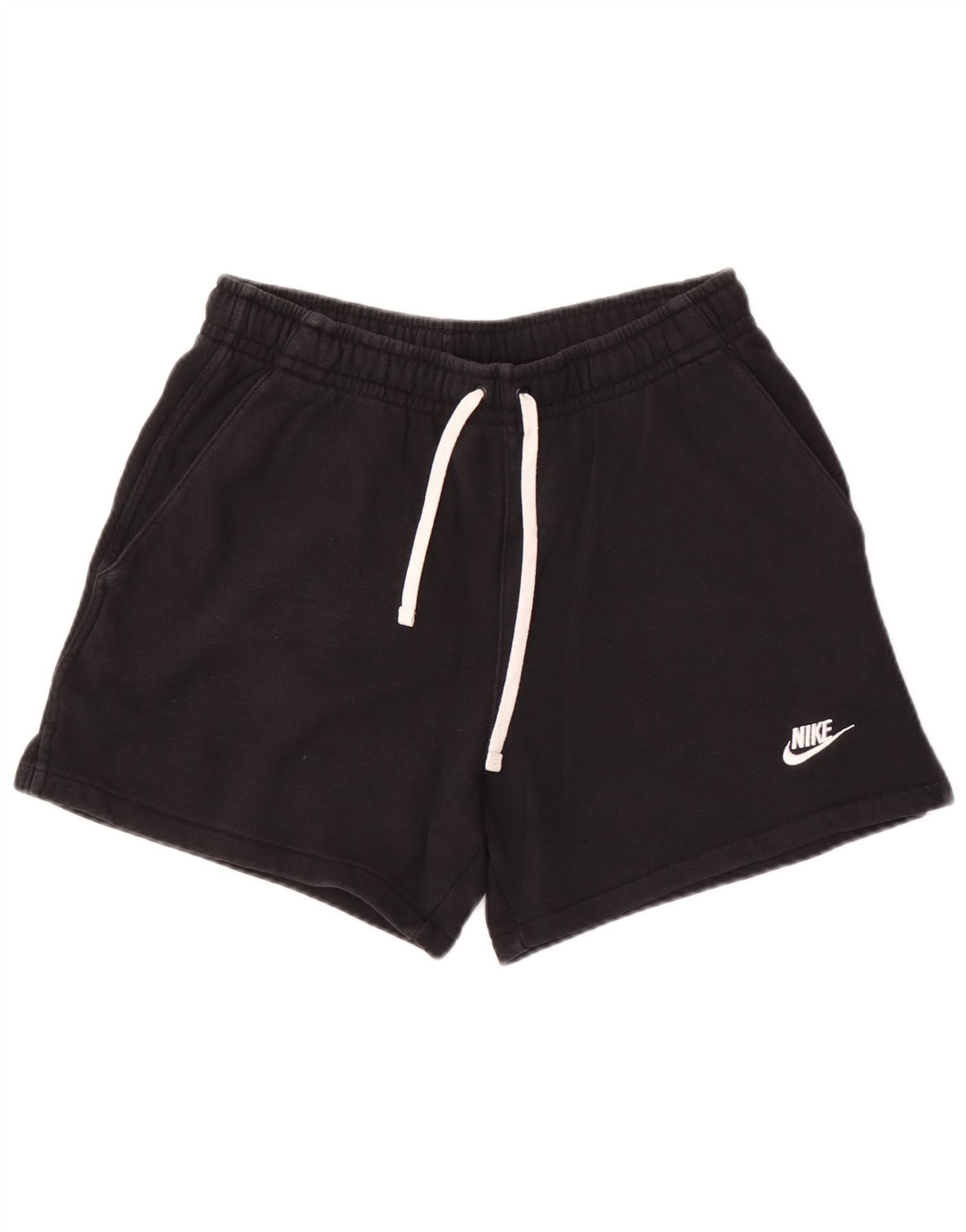 Męskie spodenki sportowe Nike, średniej wielkości, czarne, bawełniane