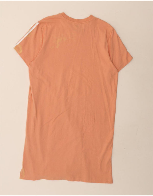 Adidas Damska Sukienka T-Shirtowa UK 16/18 Duża Różowa Bawełna