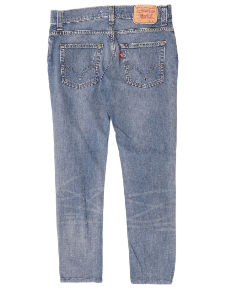 Damskie jeansy Levi's 511 Slim W32 L26 Niebieska bawełna