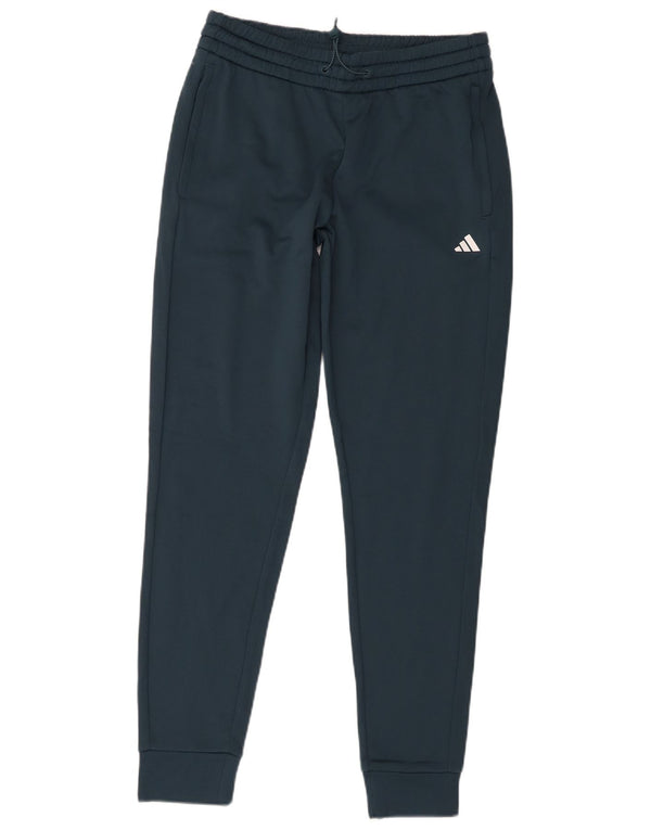 Damskie spodnie dresowe Adidas Joggers UK 8/10 Małe granatowe, poliestrowe